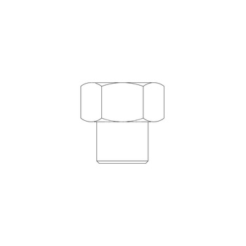 Półśrubunek z uszczelnieniem płaskim do bocznicy OVENTROP GW, 1/2'' x 7/8'' (NZ x GW)