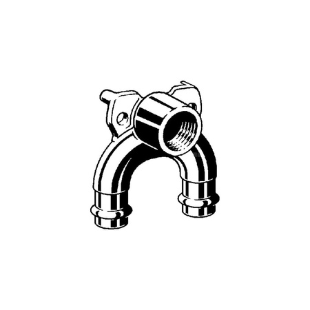 Uchwyt montażowy ścienny VIEGA 22287 brąz Gwint wewnętrzny x zz x zz 1/2'' x 18mm x 18mm