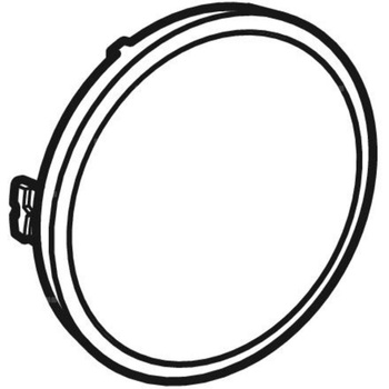 Okienko czujnika podczerwieni Geberit do zaworu spłukującego do pisuarów z elektronicznym uruchamianiem spłukiwania, płytka przykrywająca typy 01 i 10