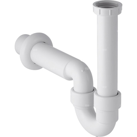 Syfon rurowy Geberit do zlewozmywaka, wylot poziomy: d=40mm, G=1 1/2″, Biały-alpin