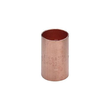 Mufa VIEGA 95270 jednoczęściowy, Cu (stan surowy) / Cu (stan surowy), 64 mm (lw x gw)