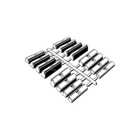 Zestaw elementów dystansowych (akcesorium) tworzywo sztuczne 498298 VIEGA