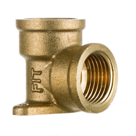 Kolano z łapami FITTING STANDARD mosiądz 1/2'' x 1/2'' (GW)