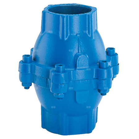 Zawór zwrotny gwintowany wew., zamknięcie membranowe, typ 207, Pnom 1,6 MPa, 3/8"