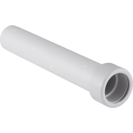 Przedłużka króćca odpływowego z nakrętką przyłączeniową, biała 50cm d40