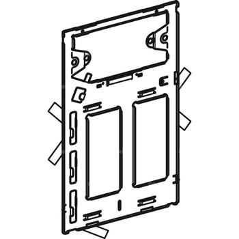 Kołnierz mocujący do płyty ozdobnej, do Geberit AquaClean