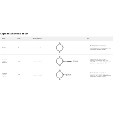 Obejma UPGM 18 (17-20mm) KPL UPGM18KPL