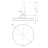 Termometr bimetaliczny AFRISO BiTh fi 100 mm 0…160'C tuleja 63 mm połączenie ax