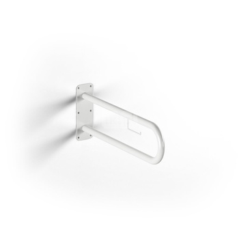 Uchwyt ścienny z relingiem TERMA 275/90/700, profil okrągły 32 RAL 9016