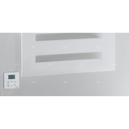 Grzejnik Zehnder Metropolitan Bar MEP-080-060 - 600 mm, kolor biały RAL9016, złącze Code S012, konsole ścienne Metropolitan, 4 zestawy naścienne