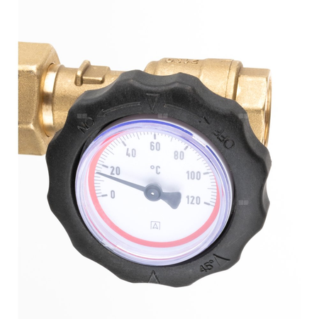 Grupa pompowa AFRISO BPS 961 AP GZ x GW 1'' x 3/4'', z zaworem mieszającym, z zaworem termostatycznym, z pompą obiegową AFRISO APH 160 15-7/130 mm