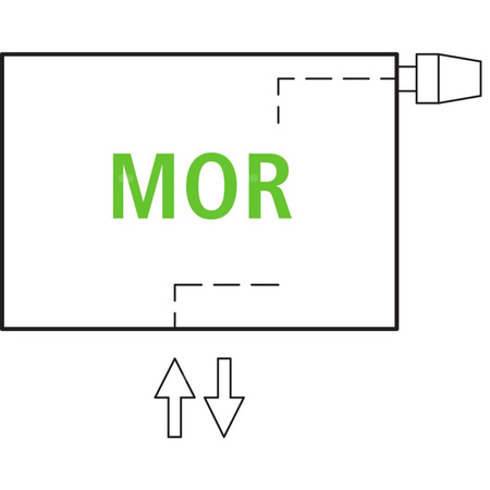 Grzejnik płytowy typ 22 KERMI V-HHV wym. 700 x 1200 mm, kolor biały, moc 2020 W