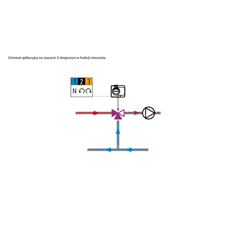 Siłownik elektryczny ARM 349 ProClick, 2- i 3-pkt, 230 V AC, 120 s, 15 Nm