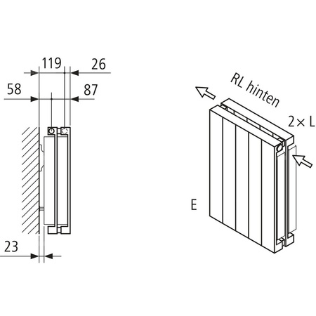 Grzejnik płytowy typ 22 KERMI HVN wym. 1400 x 630 mm, kolor biały, moc 2000 W