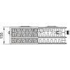 Grzejnik płytowy typ 33 KERMI X2 Profil-Vplus, prawy, z osłonami wym. 300 x 900 mm, kolor biały, moc 1170 W