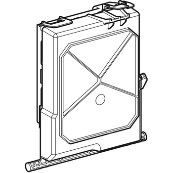 System spłukiwania WC do modelu ekspozycyjnego, do urządzenia WC z funkcją higieny intymnej Geberit AquaClean Mera Classic ze stojącą miską WC