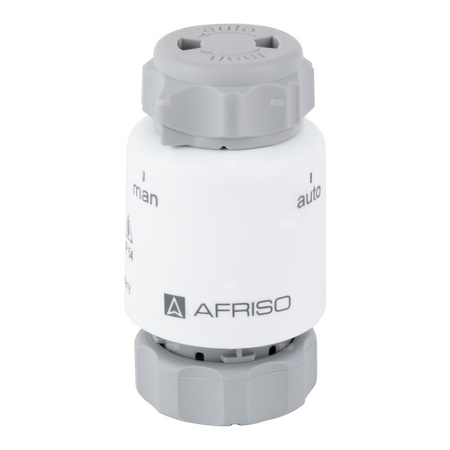 Siłownik termoelektryczny TSA-02 FO, GW M30x1,5 mm, 230 V AC, NC, funkcja sterowania ręcznego