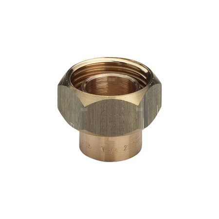 Złącze przyłączeniowe VIEGA 94384G dwuczęściowy, brąz / brąz, 28 mm x 1 1/4'' (lw x gw), 32 mm