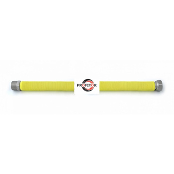 Wąż do gazu PROFITOR EMIPIU ze złączem gwintowanym 3/4'' GZ x GW 500- 1000 mm, oplot: Tworzywo sztuczne