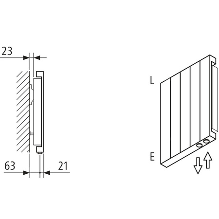 Grzejnik płytowy typ 11 KERMI HVN wym. 1400 x 1540 mm, kolor biały, moc 3106 W