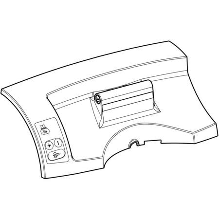 Górna część obudowy do Geberit AquaClean 5000plus: Beż Bahama