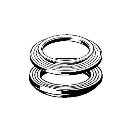 Uszczelka płaska okrągła VIEGA 6161.106 tworzywo sztuczne, 80mm x 54mm