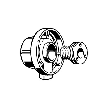 Kołnierz dopływowy, tworzywo sztuczne / chrom do odpływów prysznicowych VIEGA 6161107