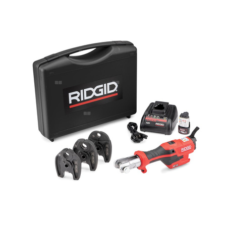 Zaciskarka RIDGID RP 115 (bateria litowo-jonowa) 12-32/12-28mm 12V + walizka + ładowarka + dodatkowy akumulator + szczęki TH16-20-26