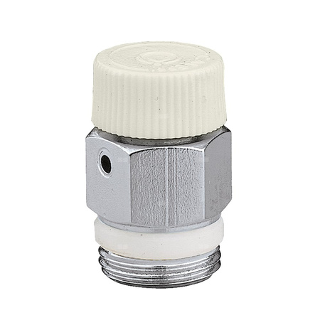 Ręczny zawór odpowietrzający do grzejników. Gwint z uszczelką PTFE 1/8" GZ