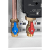 Grupa pompowa AFRISO PrimoBox AHB 622 GZ x GW 3/4'' x 3/4'', z zaworem termostatycznym, z izolacją, z pompą obiegową 2x Grunfos UPM3 Auto