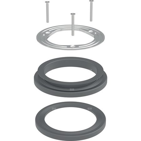 Kołnierz skręcany Geberit z uszczelką profilowaną do syfonu brodzikowego d90