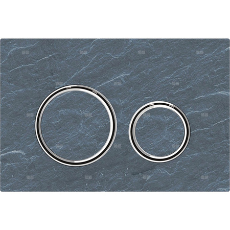 Przycisk uruchamiający Geberit Sigma50, przedni, slate, okrągły