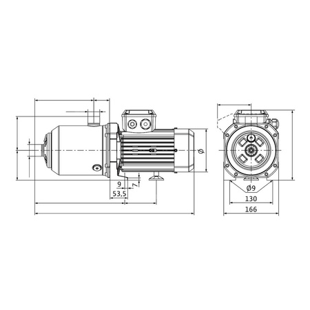 Wilo-Medana CH1-L.1603-1/E/G/10T wysokociśnieniowa pozioma pompa do wody