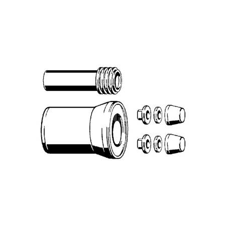 Zestaw przyłączeniowy tworzywo sztuczne, nr wzoru 3817.816 DN: 100 L: 160