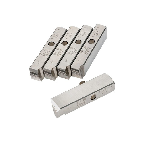 Noże do gwintownicy 141 do rur 2 1/2'' - 4'' BSPT, stal szybkotnąca prawoskrętna