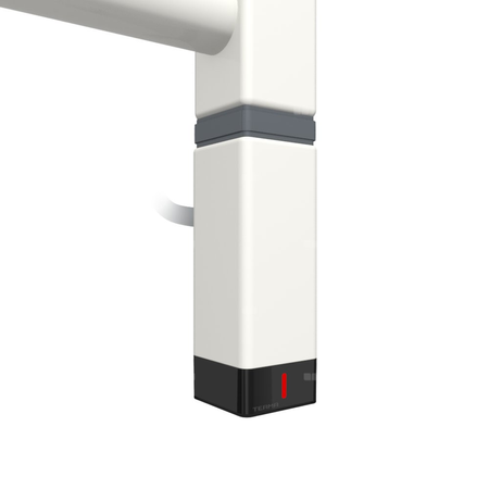 Grzałka TERMA One K30x30, 400W Tuba, RAL 9016, kabel prosty z wtyczką [biały, 1,5m, logo Terma, instr. TERMA]