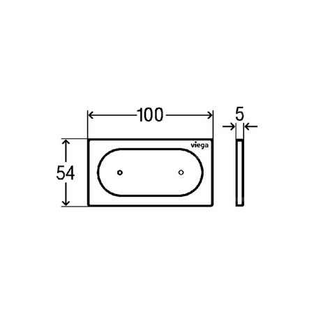 Spłukiwanie zdalne do WC Prevista Visign for Style 23 elektroniczna/-y nr wzoru 8640.1 płytka maskująca: tworzywo szt. biały alpejski klawisz: tworzywo szt. biały alpejski