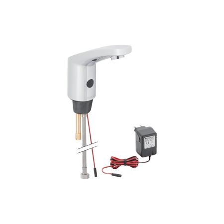 Korpus baterii Geberit bez okrągłego otworu, do baterii umywalkowej typ 185: Chrom błyszczący