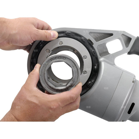 Gwintownica 690-I, 110 V z głowicami gwinciarskimi 1/2"–2" BSPT 11R, , ramieniem wsporczym i walizką