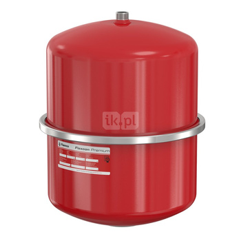 Naczynie wzbiorcze wiszące FLAMCO MEIBES Flexcon Premium, pojemność 25 l 0.5-, 6 bar / 120'C fi3/4'', kolor czerwony, do instalacji chłodn.C.O.