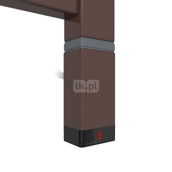 Grzałka TERMA One P30x40, 800W \ Tuba, RAL 8016, kabel prosty bez wtyczki z maskownicą [czarny, 1,5m