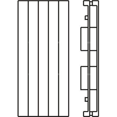 Grzejnik płytowy typ 22 KERMI HVN wym. 1000 x 1540 mm, kolor biały, moc 3741 W