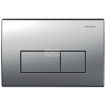 Przycisk uruchamiający Geberit Kappa50 do spłukiwania dwudzielnego: Chrom matowy