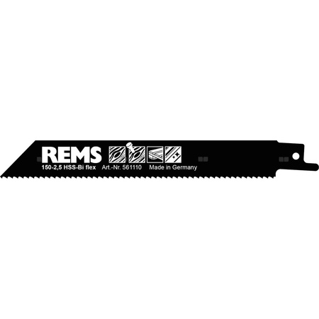 REMS Brzeszczot 150-2,5, 5-pak