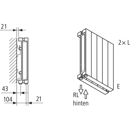 Grzejnik płytowy typ 20 KERMI HVN wym. 1600 x 1190 mm, kolor biały, moc 2906 W