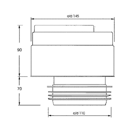 Zawór napowietrzający kanalizacyjny 110mm