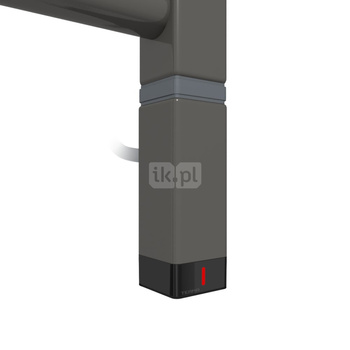 Grzałka TERMA One K30x30, 800W \ Tuba, Vibrant Brown, kabel spiralny z wtyczką [srebrzysty, 2,5m, lo