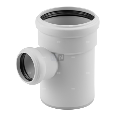 Trójnik MAGNAPLAST SKOLAN safe dBEA 87' PP DN 110 x DN 56 x DN 110 (ww x ww x wz), kolor biały