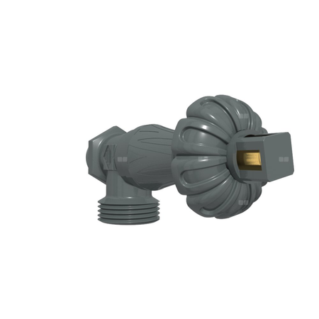 Zestaw term. kątowy ARTISTIC, GZ 1/2"-fi16x2, fi15, Farba \ RAL 7012