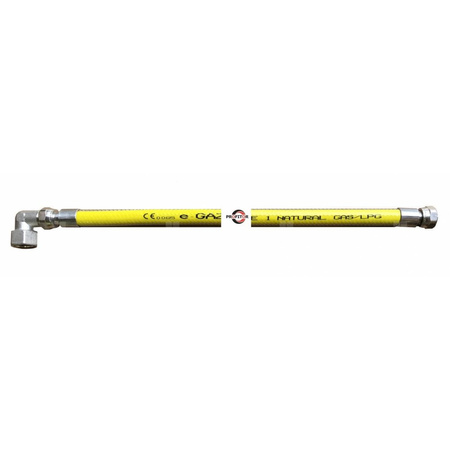 Przewód gazowy kątowy e-GAZ 114 500 mm